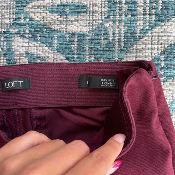 Loft High Waisted Skinny Pants - Picture 4 of 10